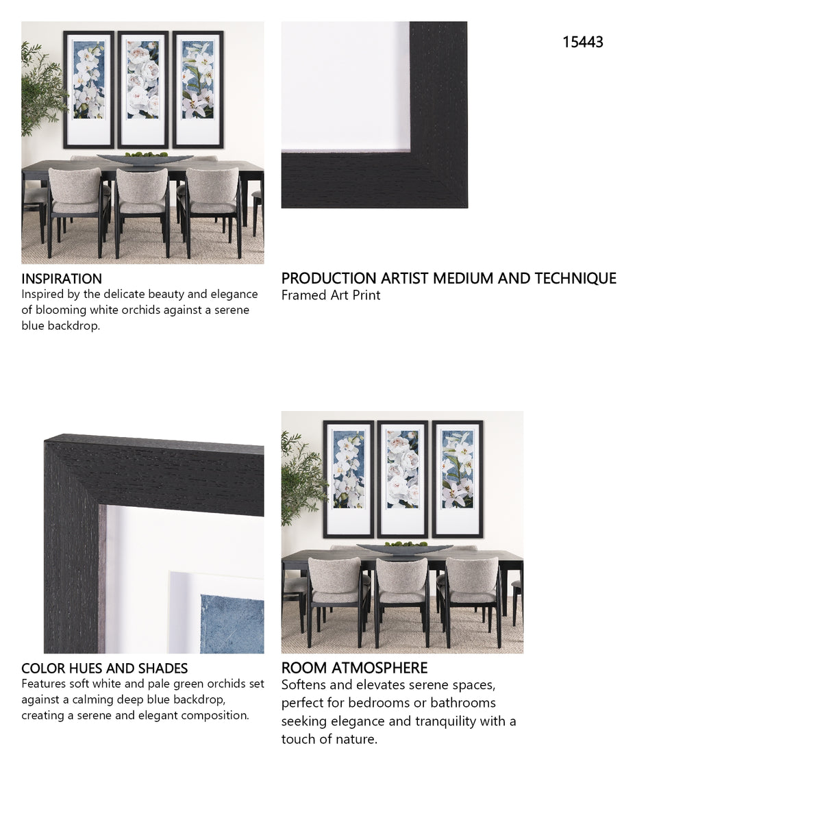 Purity I by Mercana Studio a Framed Art Print from Mercana - Luna Furniture