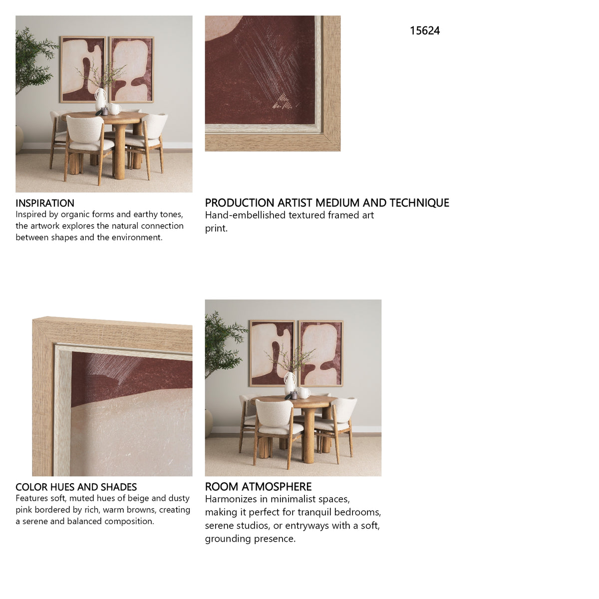 Encapsuled II by Mercana Studio a Hand Embellished Framed Art Print from Mercana - Luna Furniture