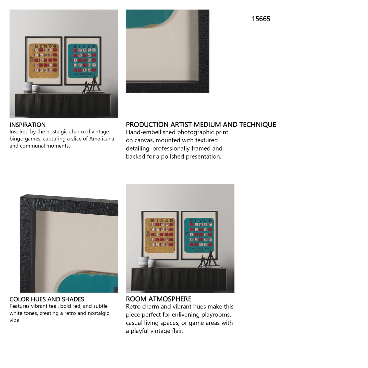 Chasing Numbers II by Zap Studio a Framed Art Print Matted under Glass from Mercana - Luna Furniture