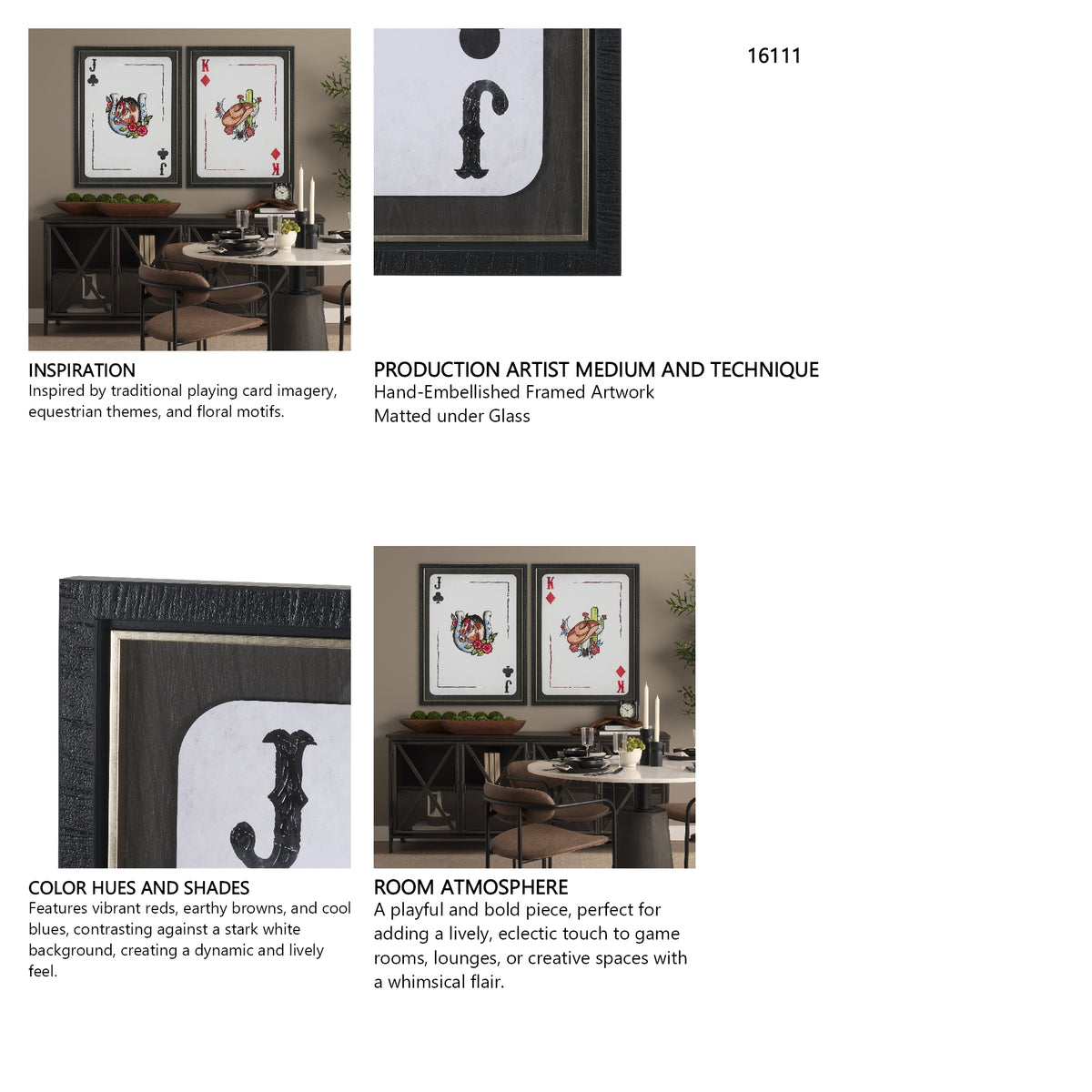 Wild West III by Mercana Studio Hand-Embellished Framed Artwork Matted under Glass from Mercana - Luna Furniture