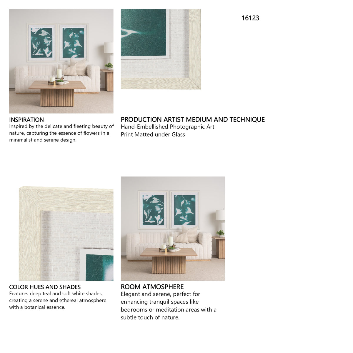 Untitled I by Liz St. Andre Textured Framed Artwork Matted under Glass from Mercana - Luna Furniture