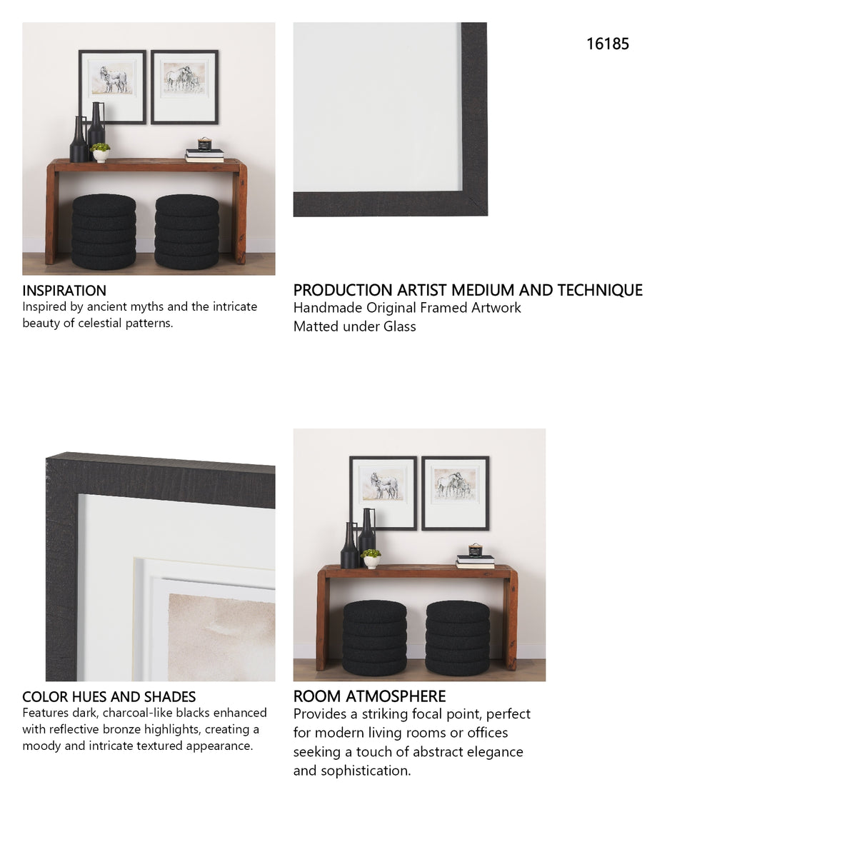 Elegant Beauties by Mercana Studio Framed Artwork Matted Under Glass (Set of 2) from Mercana - Luna Furniture