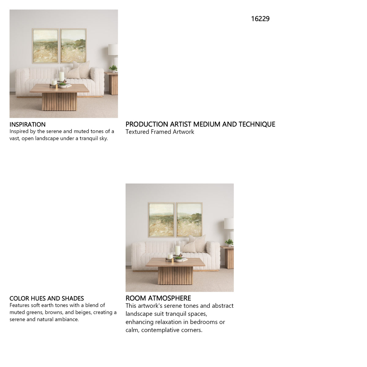 Amber Horizon II by Mercana Studio Textured Framed Artwork from Mercana - Luna Furniture