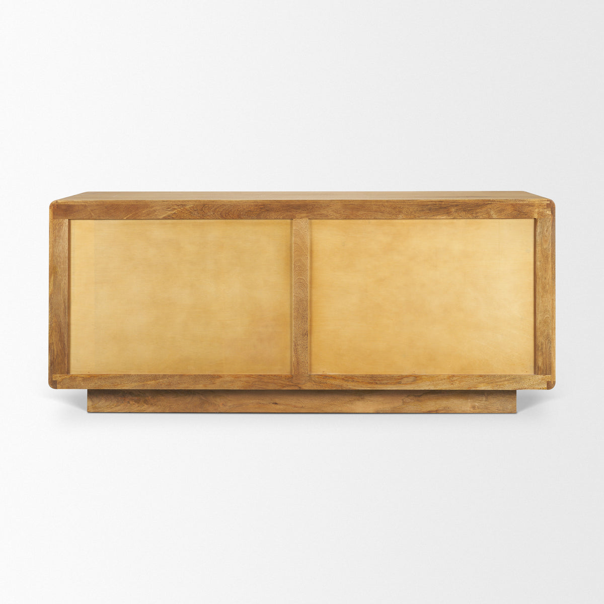 Valterra Light Brown Wood w/ Travertine 4 Door Sideboard from Mercana - Luna Furniture