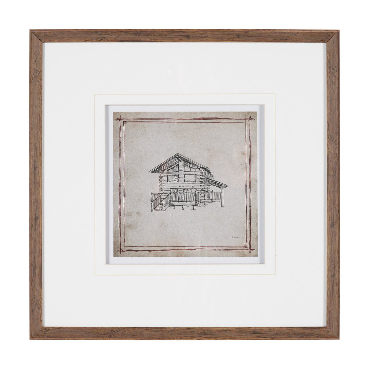 Apres 2 by Mercana Studio Hand-Embellished Textured Framed Artwork Matted under Glass from Mercana - Luna Furniture
