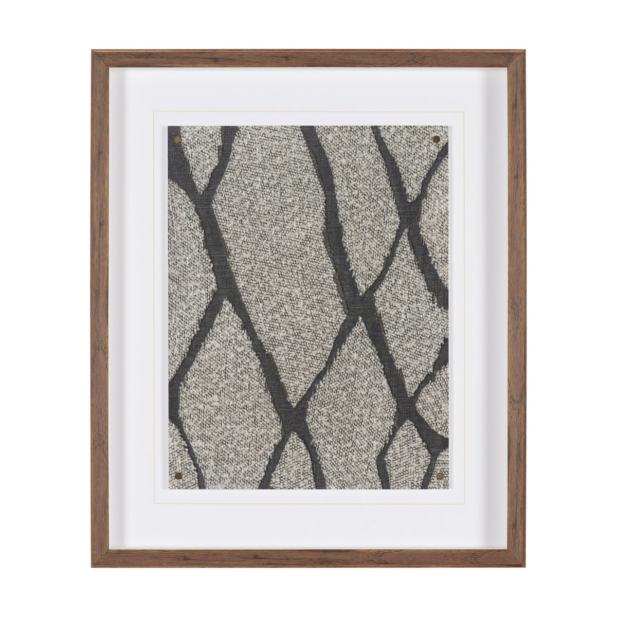 Fabric Fusion - Salib by Maja Gunnarsdottir Textured Framed Artwork Matted under Glass from Mercana - Luna Furniture