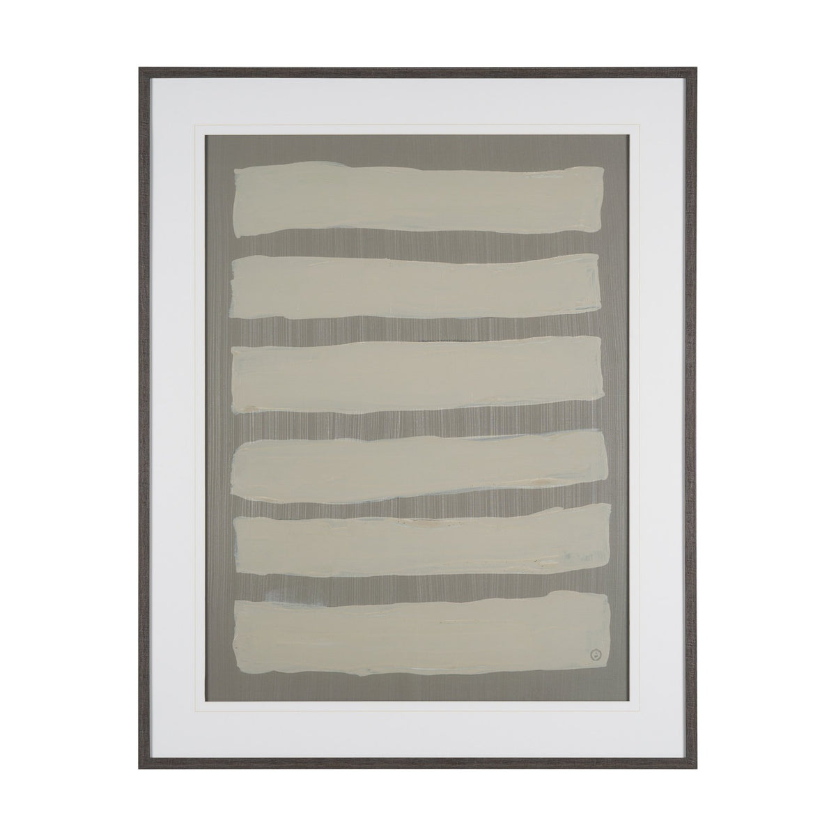 Linear Rhythym by Mercana Studio Hand-Embellished Textured Framed Artwork Matted under Glass from Mercana - Luna Furniture