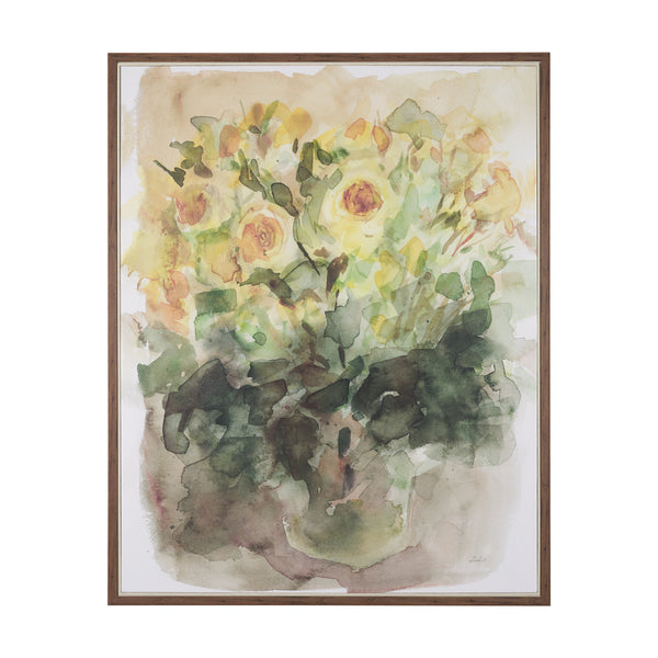 Sol by Mercana Studio Hand-Embellished Textured Framed Canvas Artwork