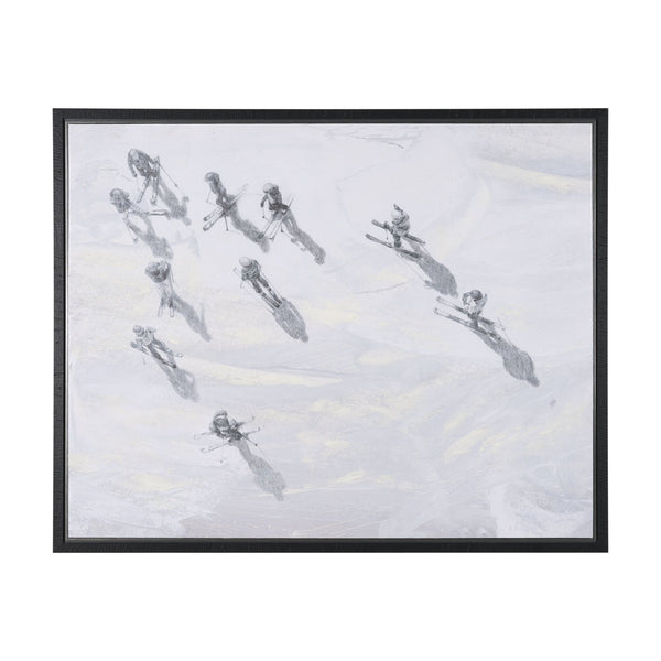 Decisions by Mercana Studio Hand-Embellished Textured Framed Canvas Artwork