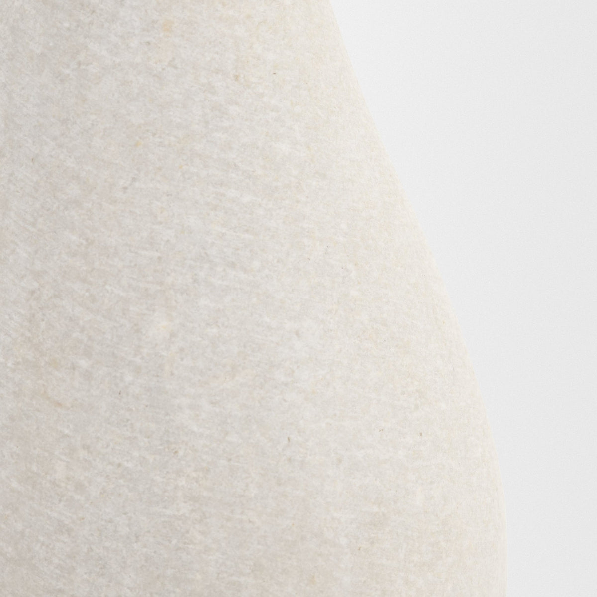 Pera Small White Marble Pear Decorative Object