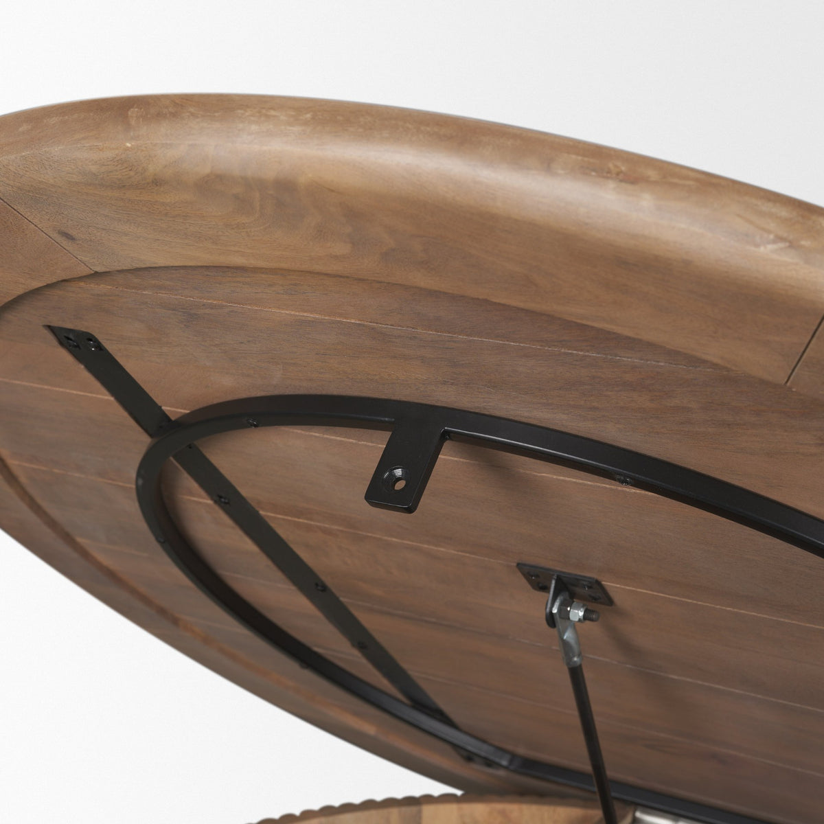 Terra 48L x 48W x 15H Light Brown Wood Round Coffee Table from Mercana - Luna Furniture