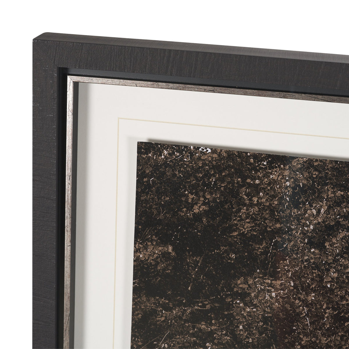 The Painted Herd by Chad Mackay Textured Framed Photo Print Matted under Glass from Mercana - Luna Furniture