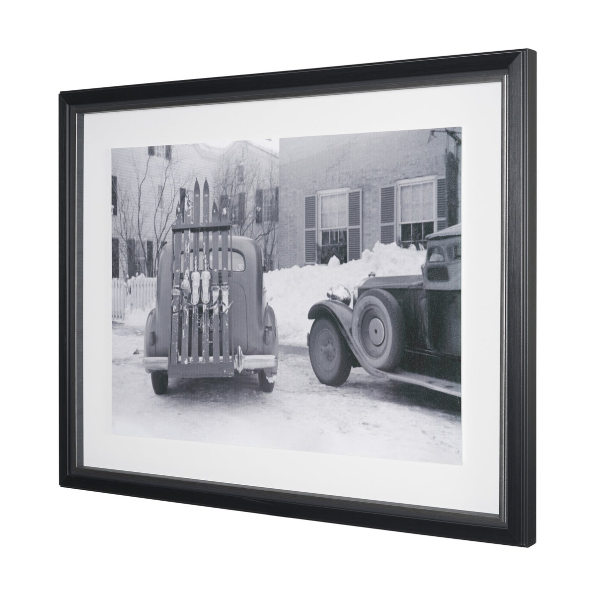Packed for Powder by Antoinette Frissell Textured Framed Photo Print Matted under Glass from Mercana - Luna Furniture