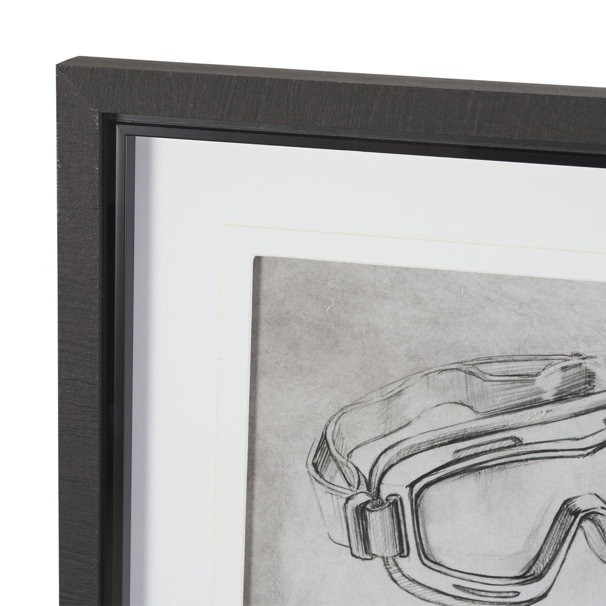 Mountain Eyes by Mercana Studio Textured Framed Artwork Matted under Glass from Mercana - Luna Furniture