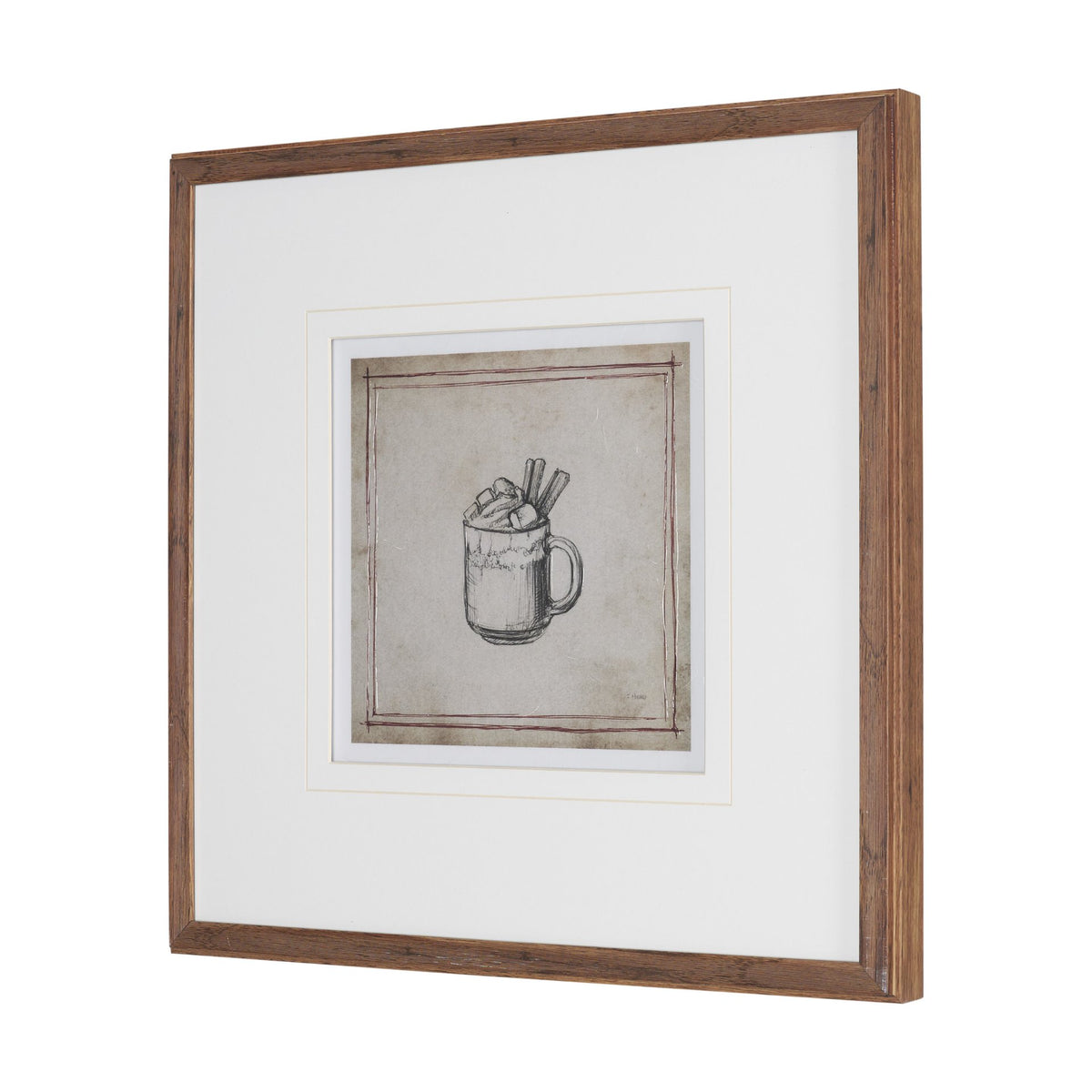 Apres 3 by Mercana Studio Hand-Embellished Textured Framed Artwork Matted under Glass from Mercana - Luna Furniture