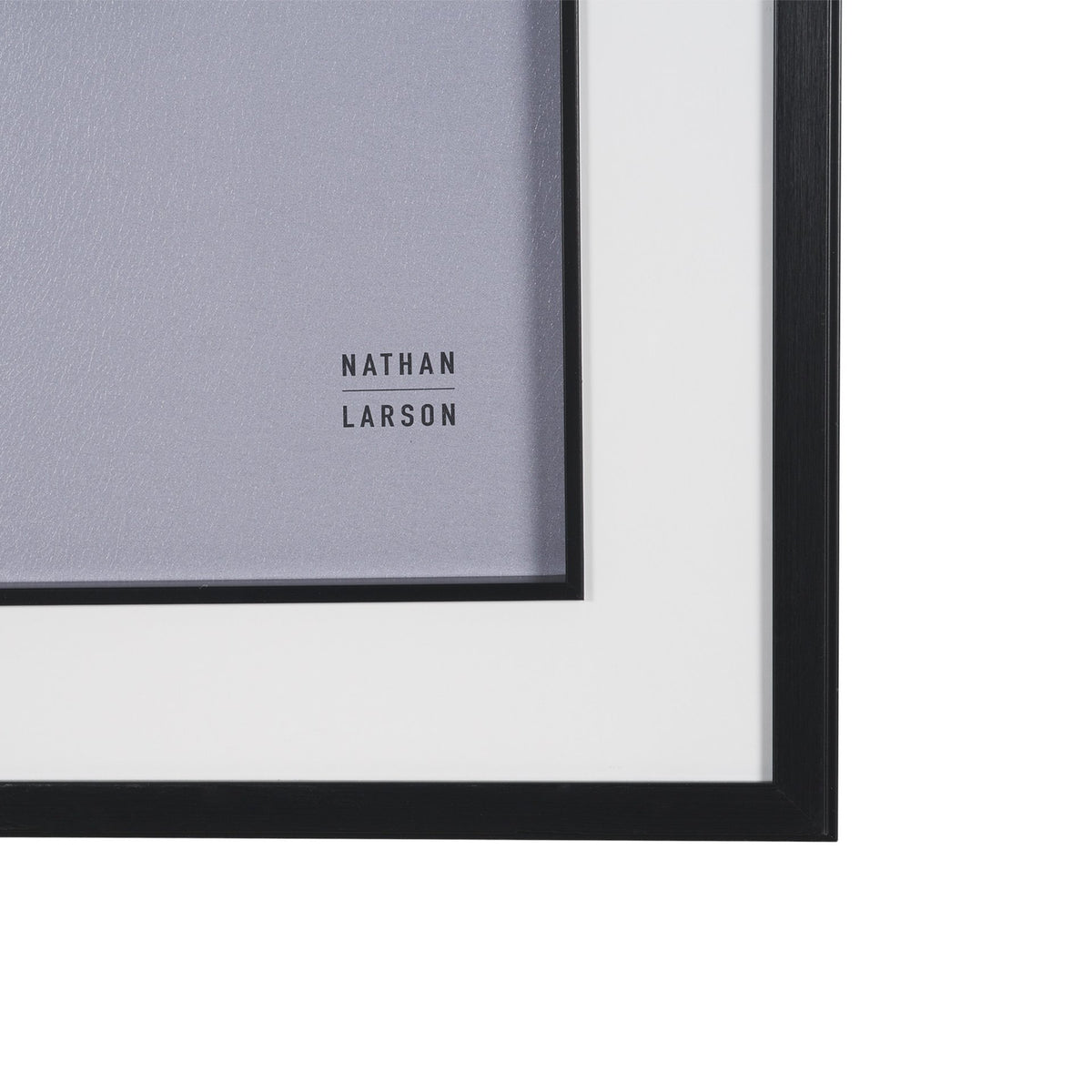 Mountain Mamma BW by Nathan Larson Textured Framed Photo Print Matted under Glass from Mercana - Luna Furniture