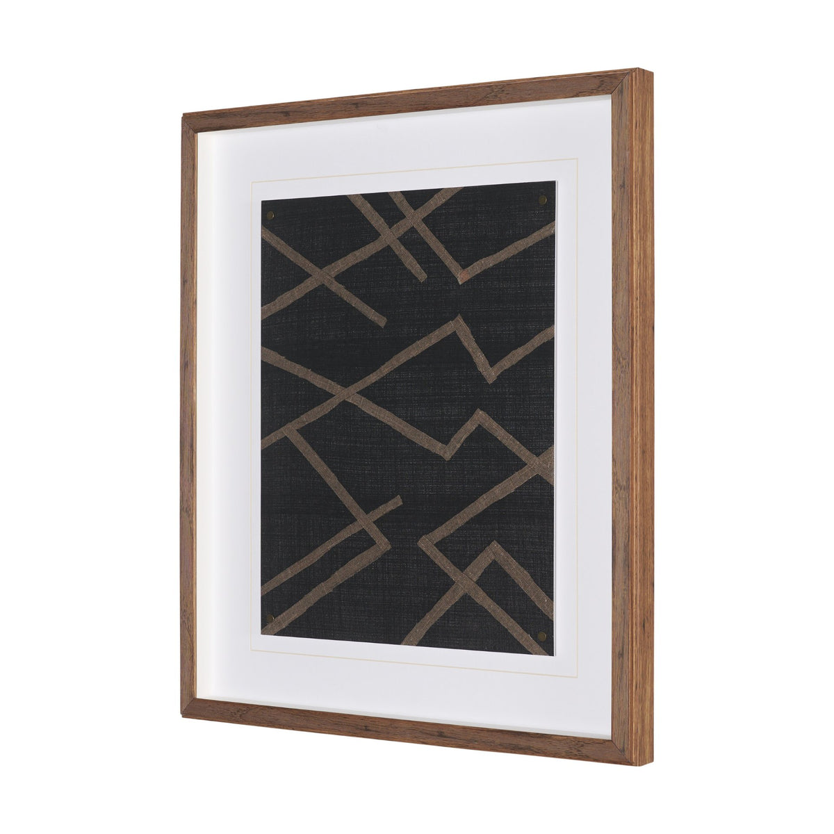 Fabric Fusion - Garisan by Maja Gunnarsdottir Textured Framed Artwork Matted under Glass from Mercana - Luna Furniture
