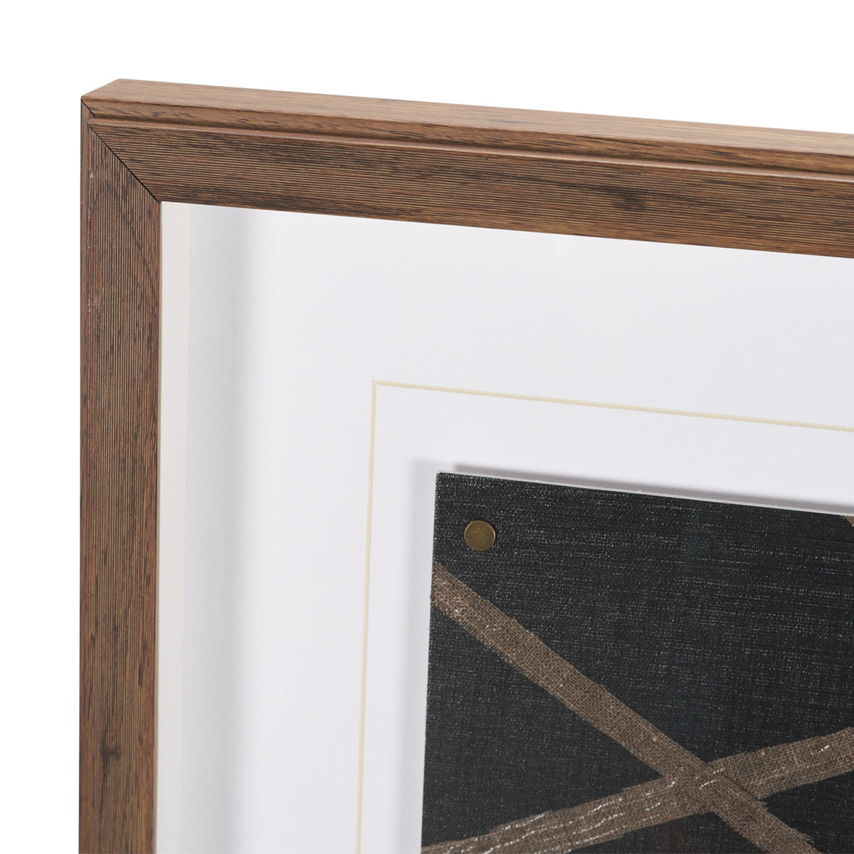 Fabric Fusion - Garisan by Maja Gunnarsdottir Textured Framed Artwork Matted under Glass from Mercana - Luna Furniture