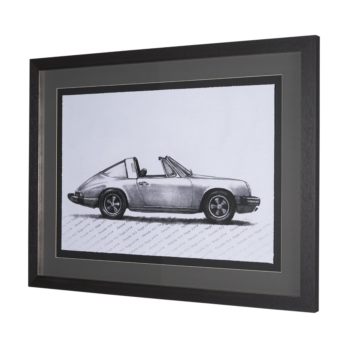 1974 911 Targa by Mercana Studio Textured Framed Artwork Matted under Glass from Mercana - Luna Furniture