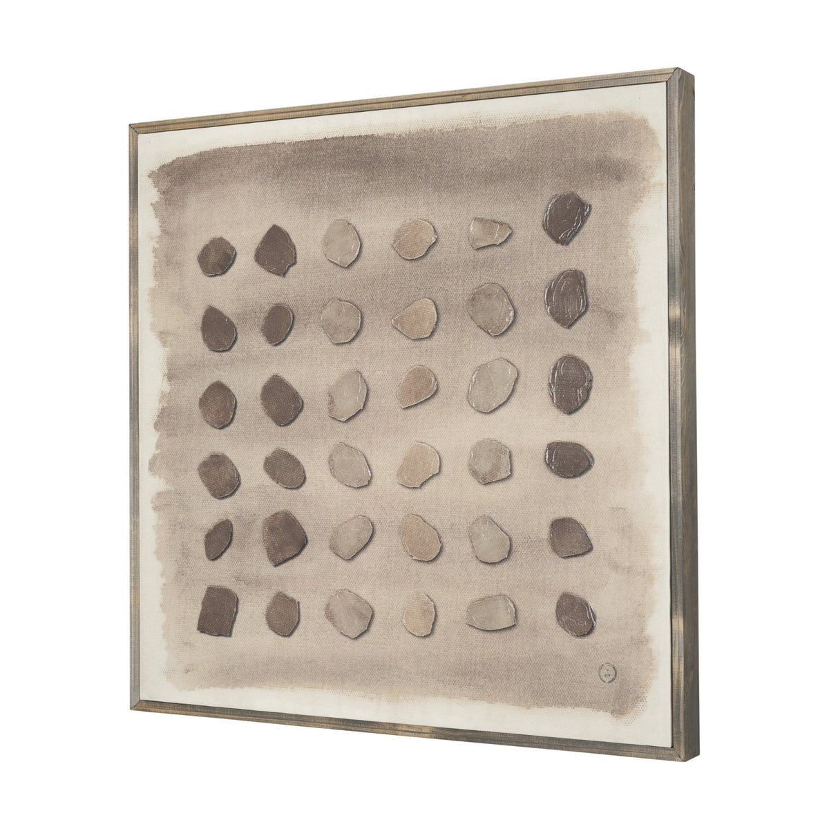 Fragments of Order by Mercana Studio Hand-Embellished Textured Framed Canvas Artwork from Mercana - Luna Furniture