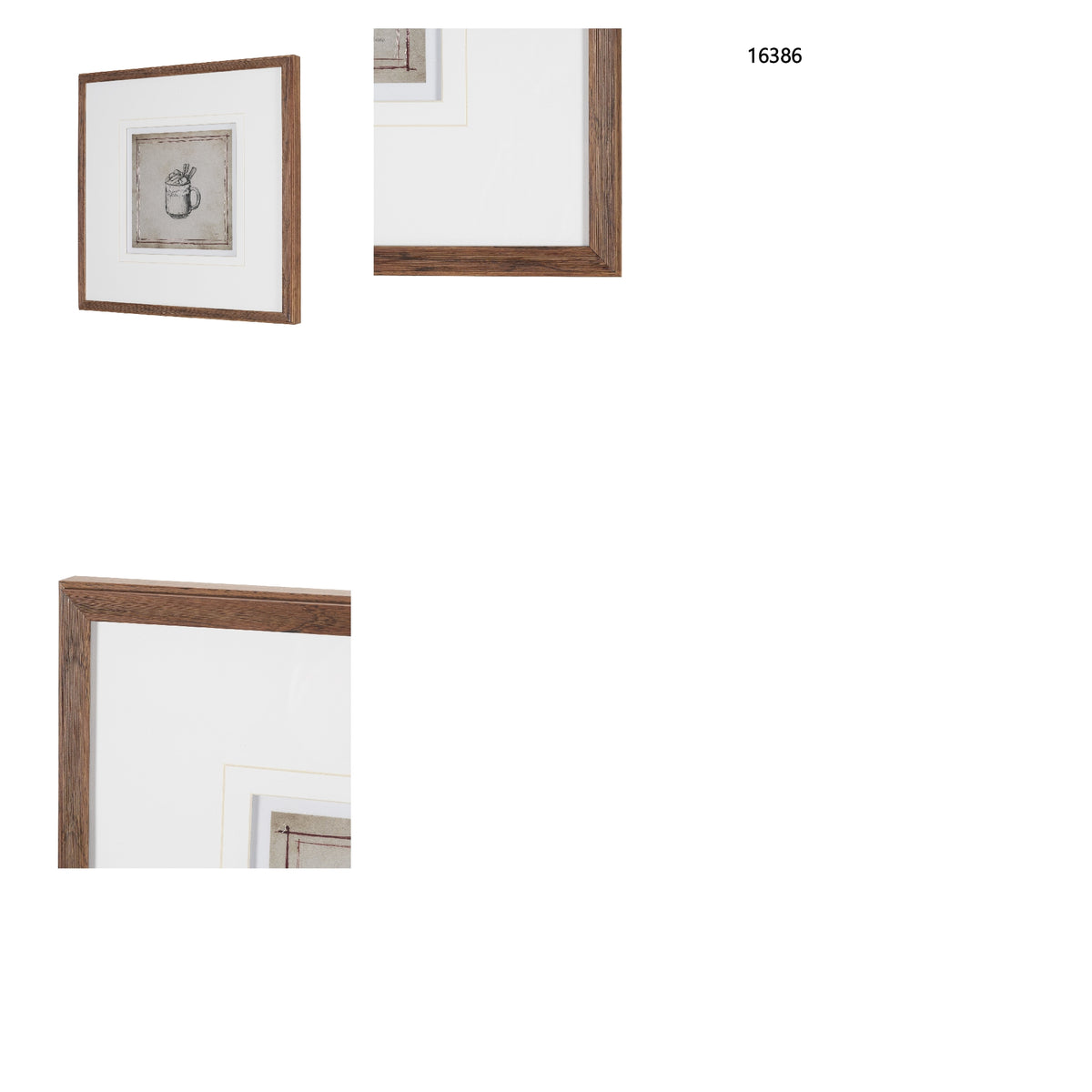 Apres 3 by Mercana Studio Hand-Embellished Textured Framed Artwork Matted under Glass from Mercana - Luna Furniture