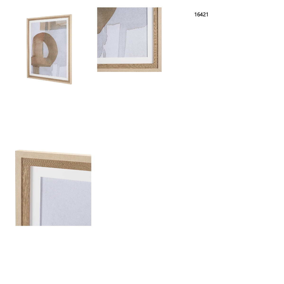 Flow I by Mercana Studio Hand-Embellished Framed Artwork Matted under Glass from Mercana - Luna Furniture