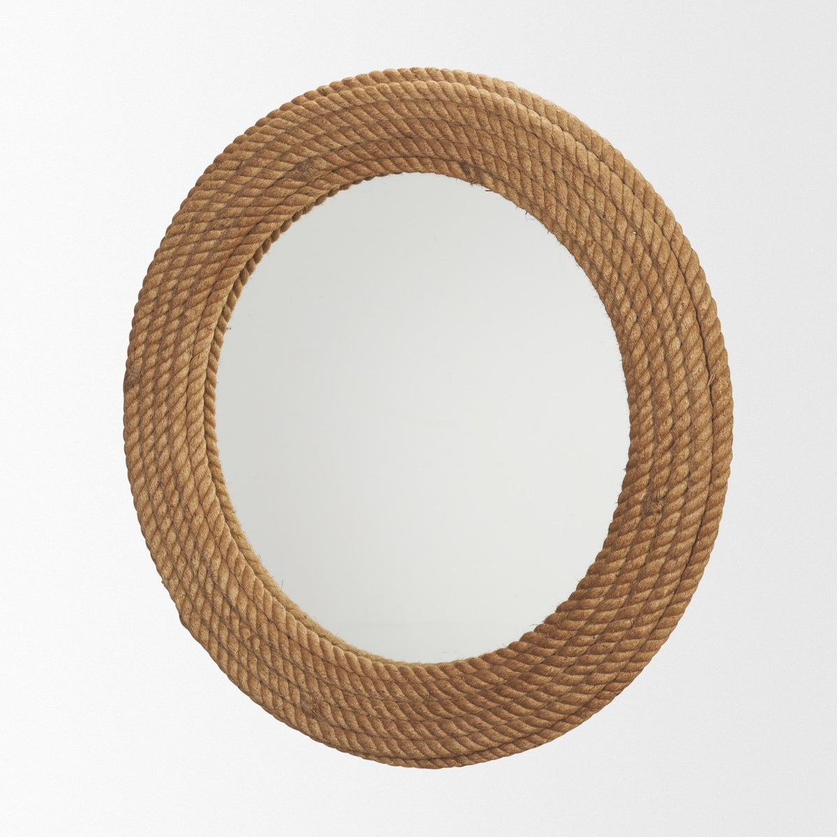 Kova 42" Rope Framed Round Wall Mirror from Mercana - Luna Furniture