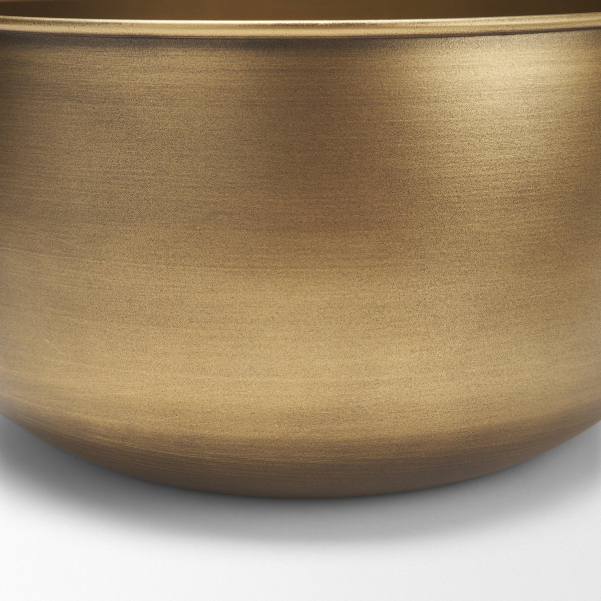 Voss Brass Metal w/ Dark Wood Lid Canister from Mercana - Luna Furniture