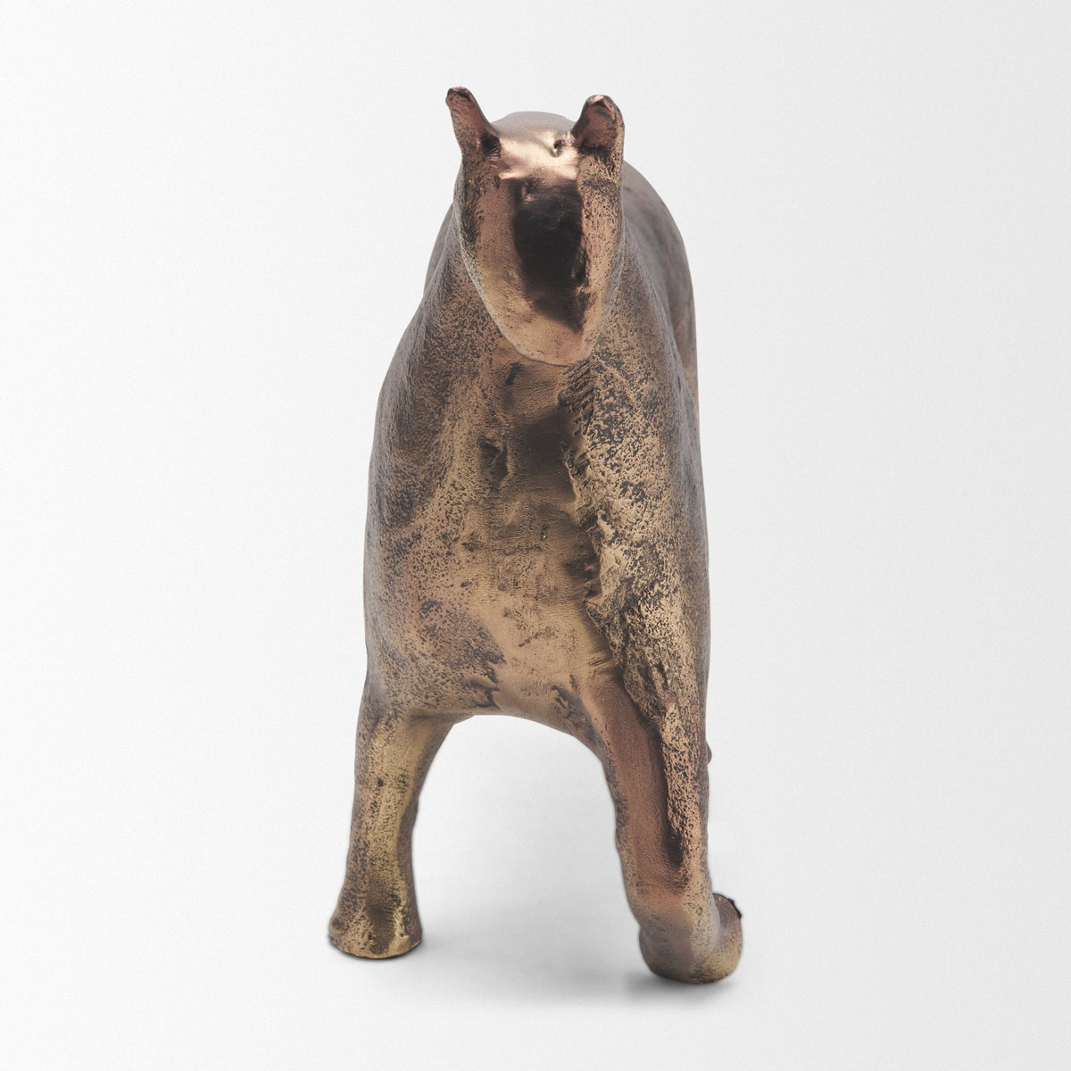 Marengo Antiqued Brass Metal Decorative Horse Object from Mercana - Luna Furniture