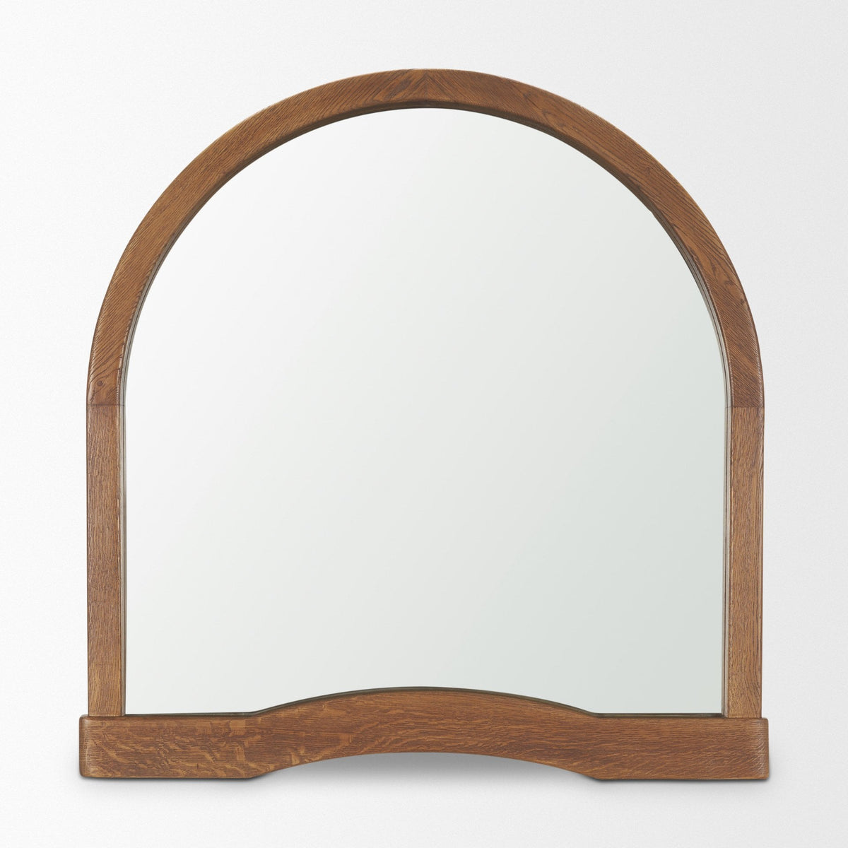 Avaline Arched Heritage Vanity Wall Mirror | Solid Oak