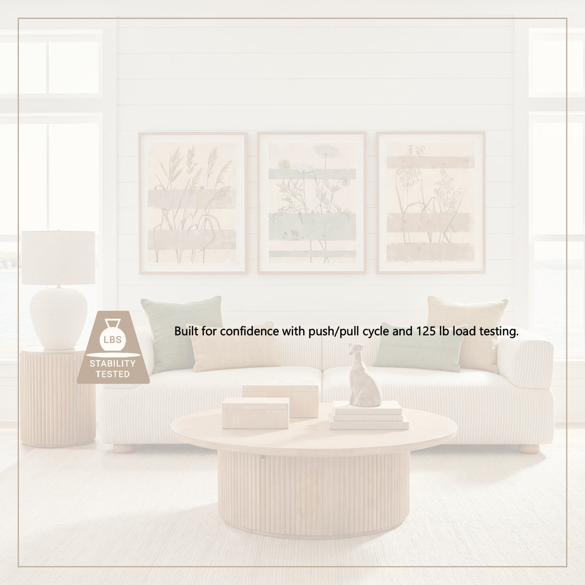 Warner Stripe 2 Piece Sofa Set from Mercana - Luna Furniture