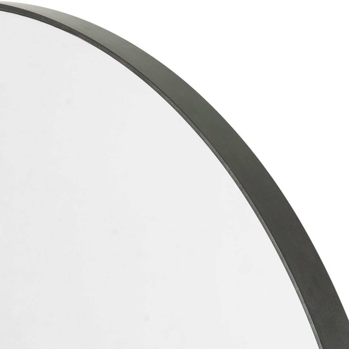 Bellvue Round Mirror in Rustic Black from Four Hands - Luna Furniture