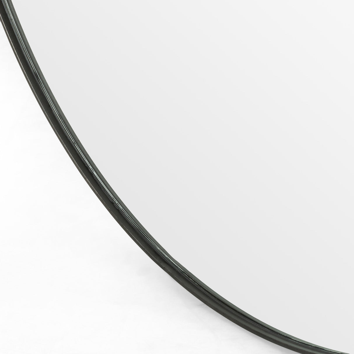 Bellvue Round Mirror in Rustic Black from Four Hands - Luna Furniture