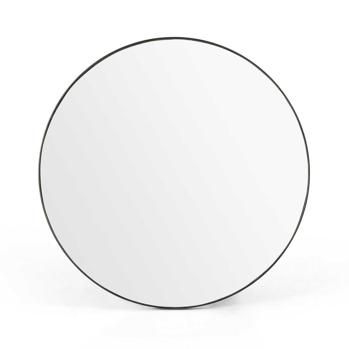 Bellvue Round Mirror in Rustic Black from Four Hands - Luna Furniture