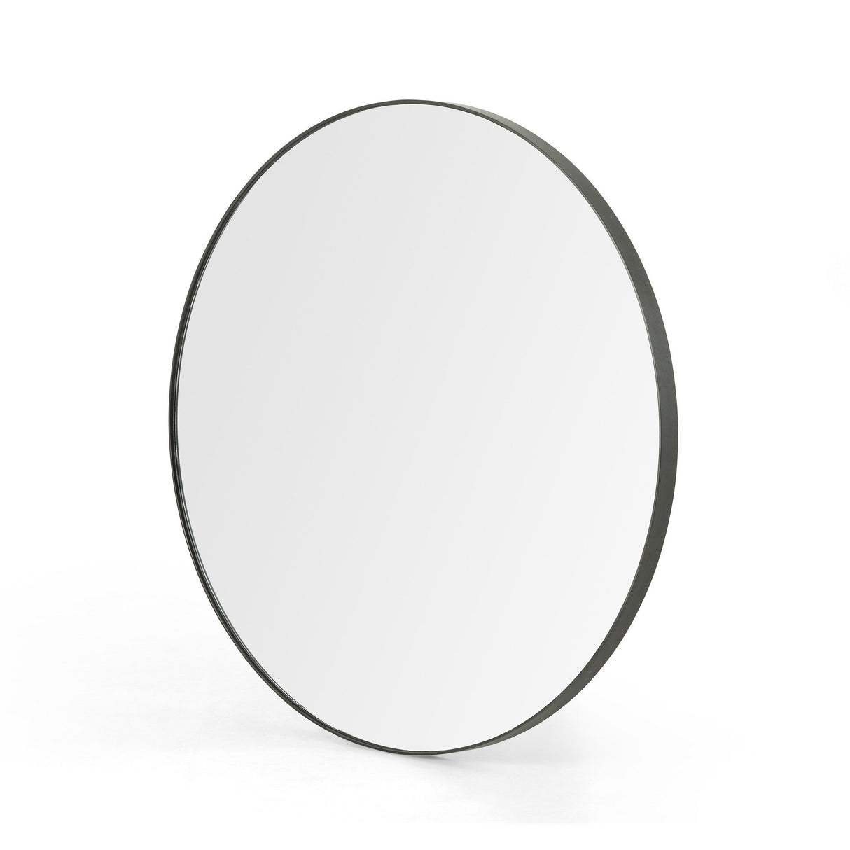Bellvue Round Mirror in Rustic Black from Four Hands - Luna Furniture