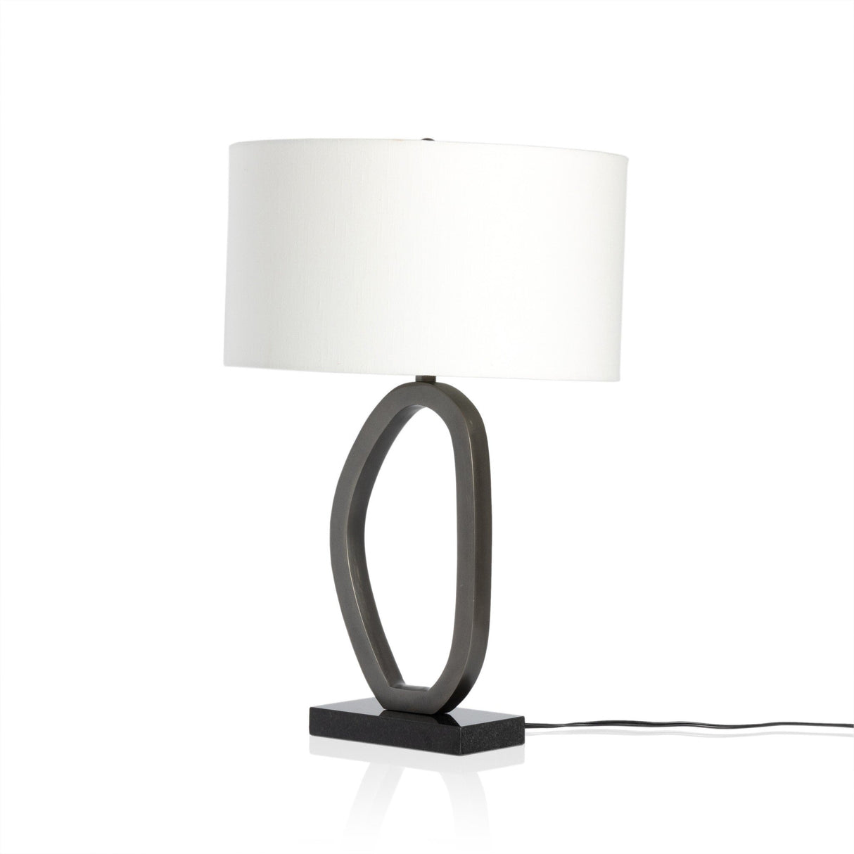 Bingley Table Lamp in Slate Aluminium from Four Hands - Luna Furniture