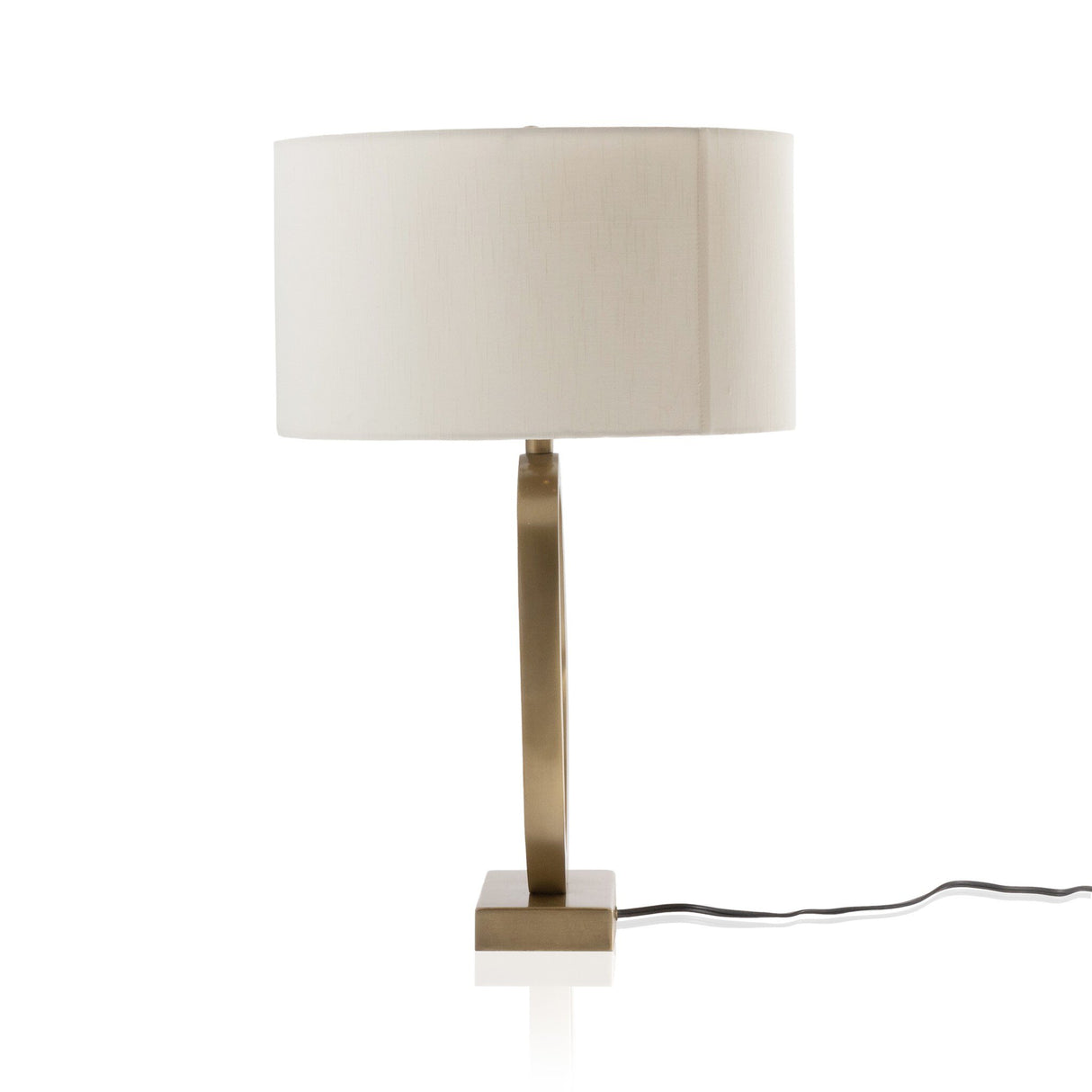 Bingley Table Lamp in Antique Brass Aluminum from Four Hands - Luna Furniture