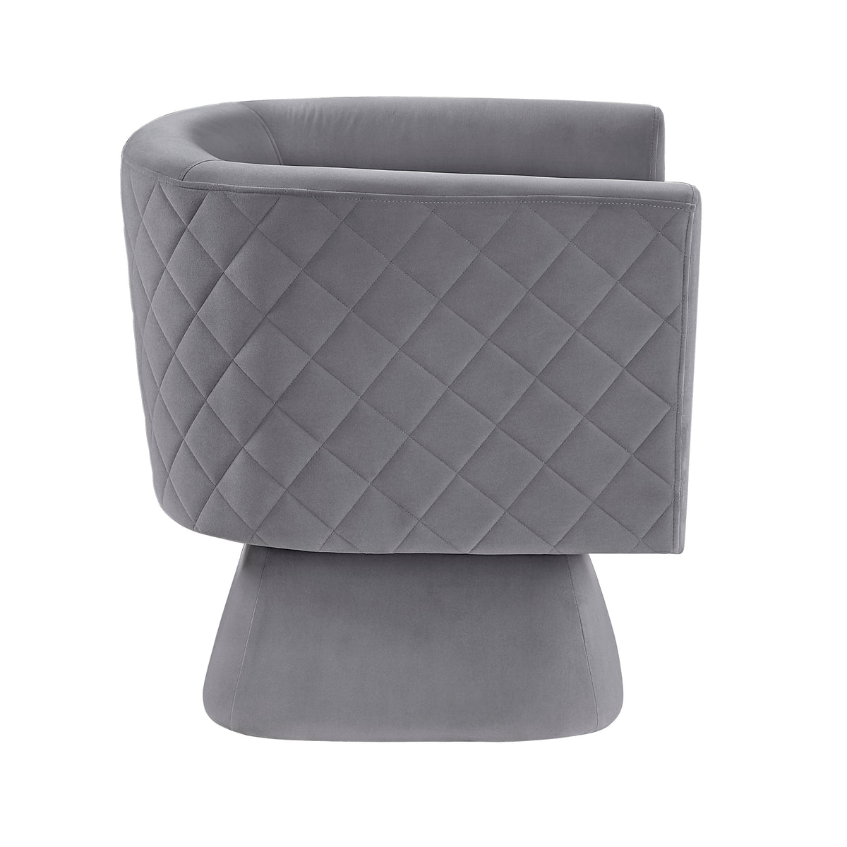 Bristol Dark Gray Swivel Chair from Homelegance - Luna Furniture