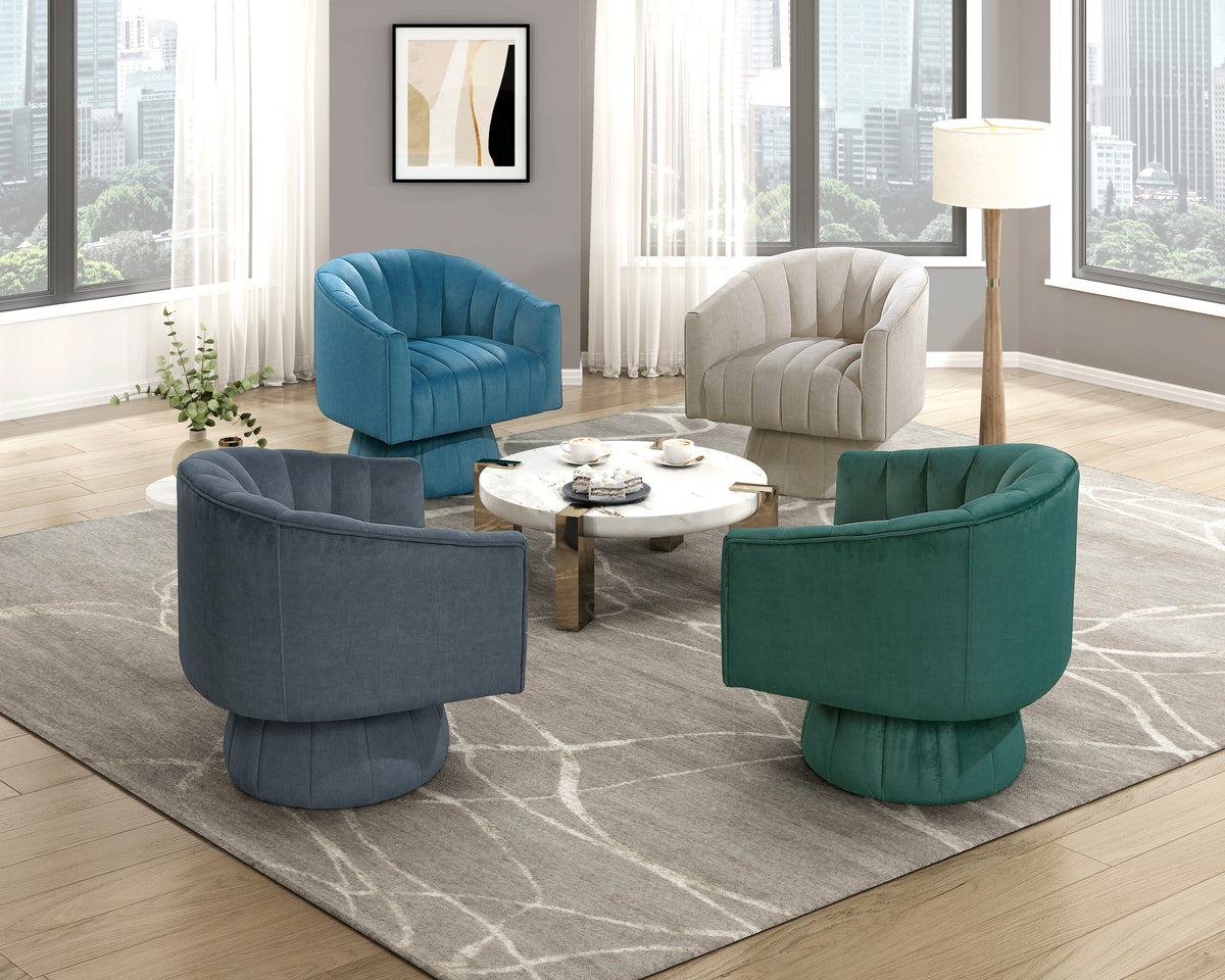 Bristol Green Swivel Chair from Homelegance - Luna Furniture