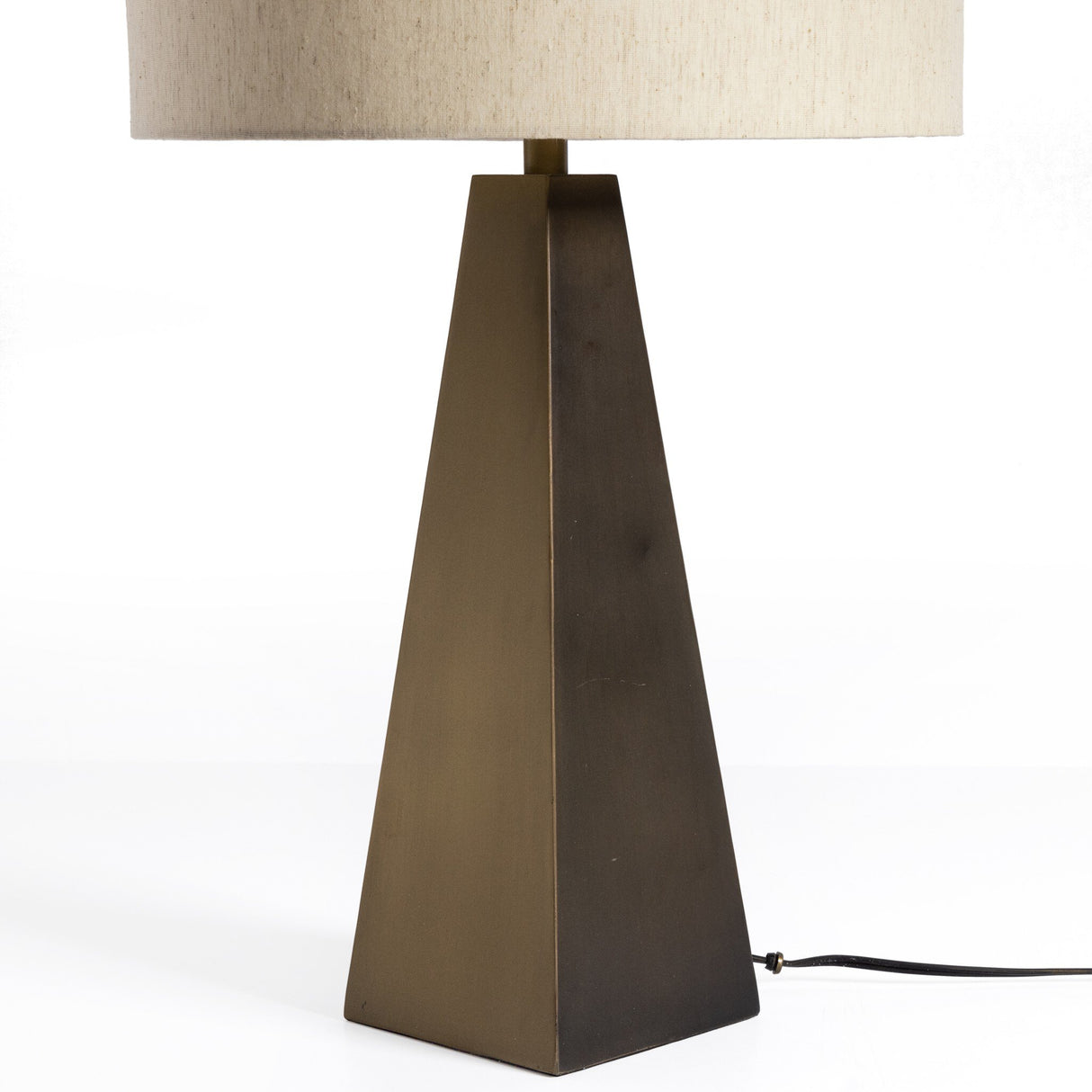 Leander Table Lamp in Dark Antique Brass from Four Hands - Luna Furniture