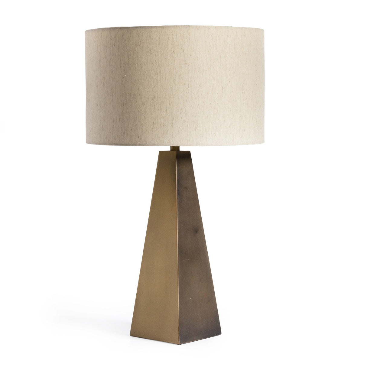 Leander Table Lamp in Dark Antique Brass from Four Hands - Luna Furniture