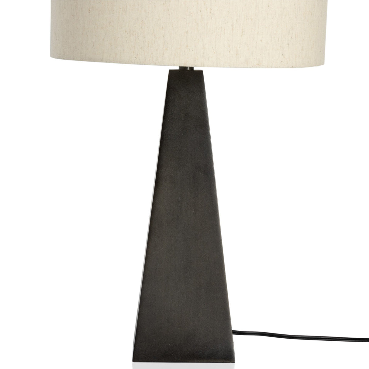 Leander Table Lamp in Dark Antique Pewter from Four Hands - Luna Furniture