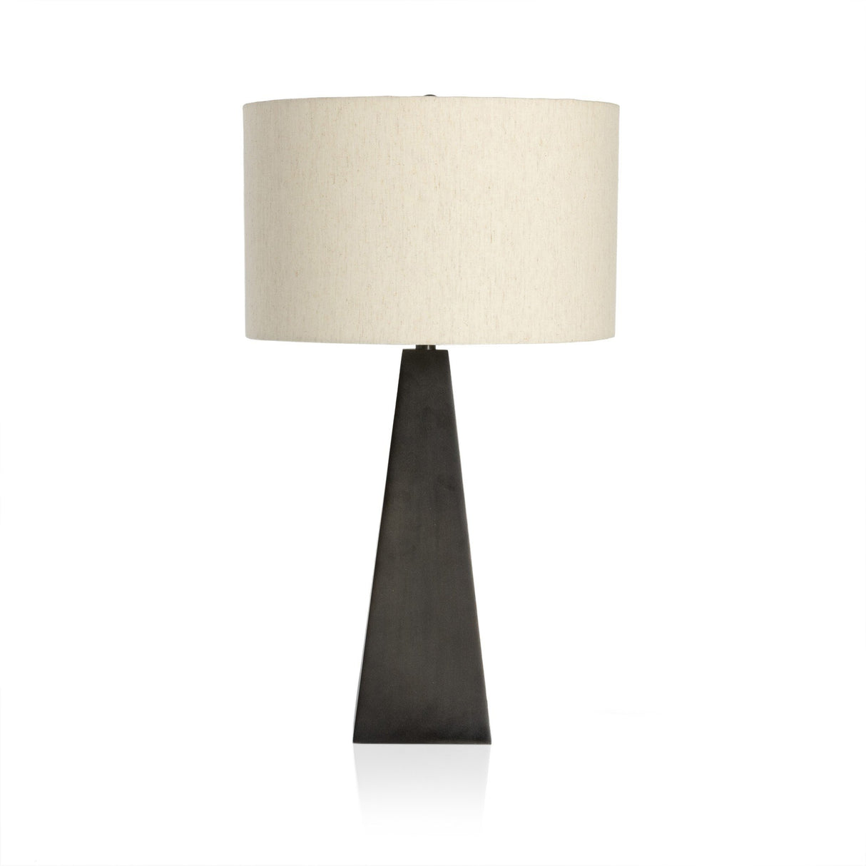 Leander Table Lamp in Dark Antique Pewter from Four Hands - Luna Furniture