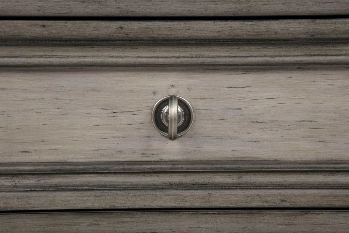 Cresswell Weathered Taupe 2-Door and 3-Drawer Buffet and Hutch from Coaster - Luna Furniture