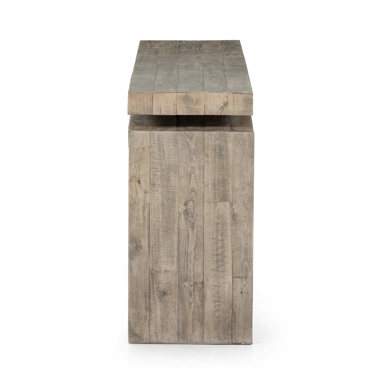 Matthes Console Table - 79" in Weathered Wheat from Four Hands - Luna Furniture