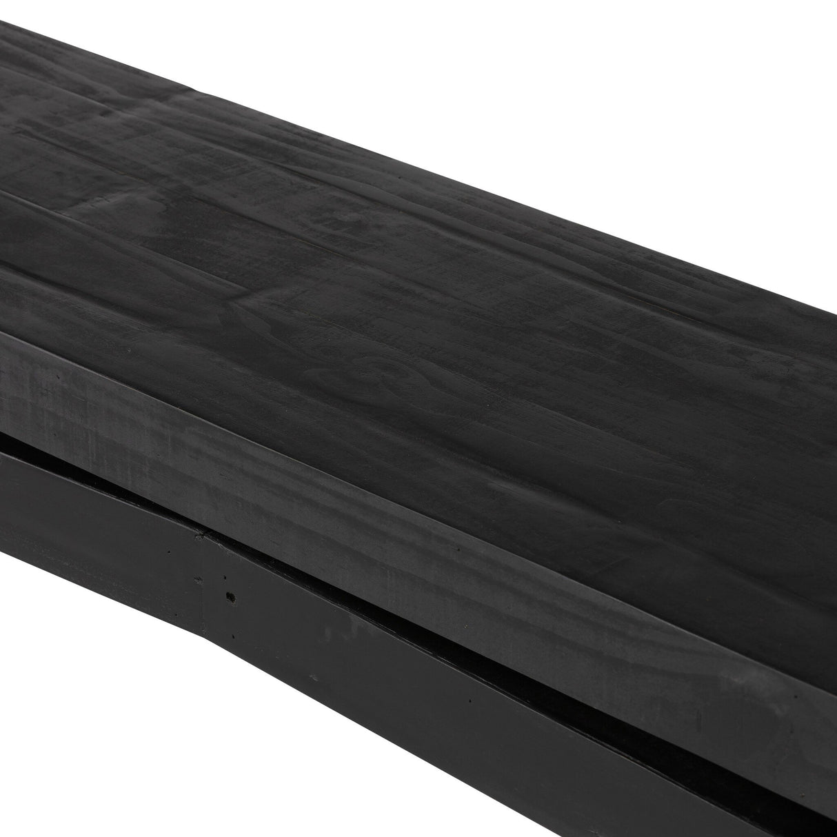 Matthes Console Table - 79" in Aged Black Pine from Four Hands - Luna Furniture