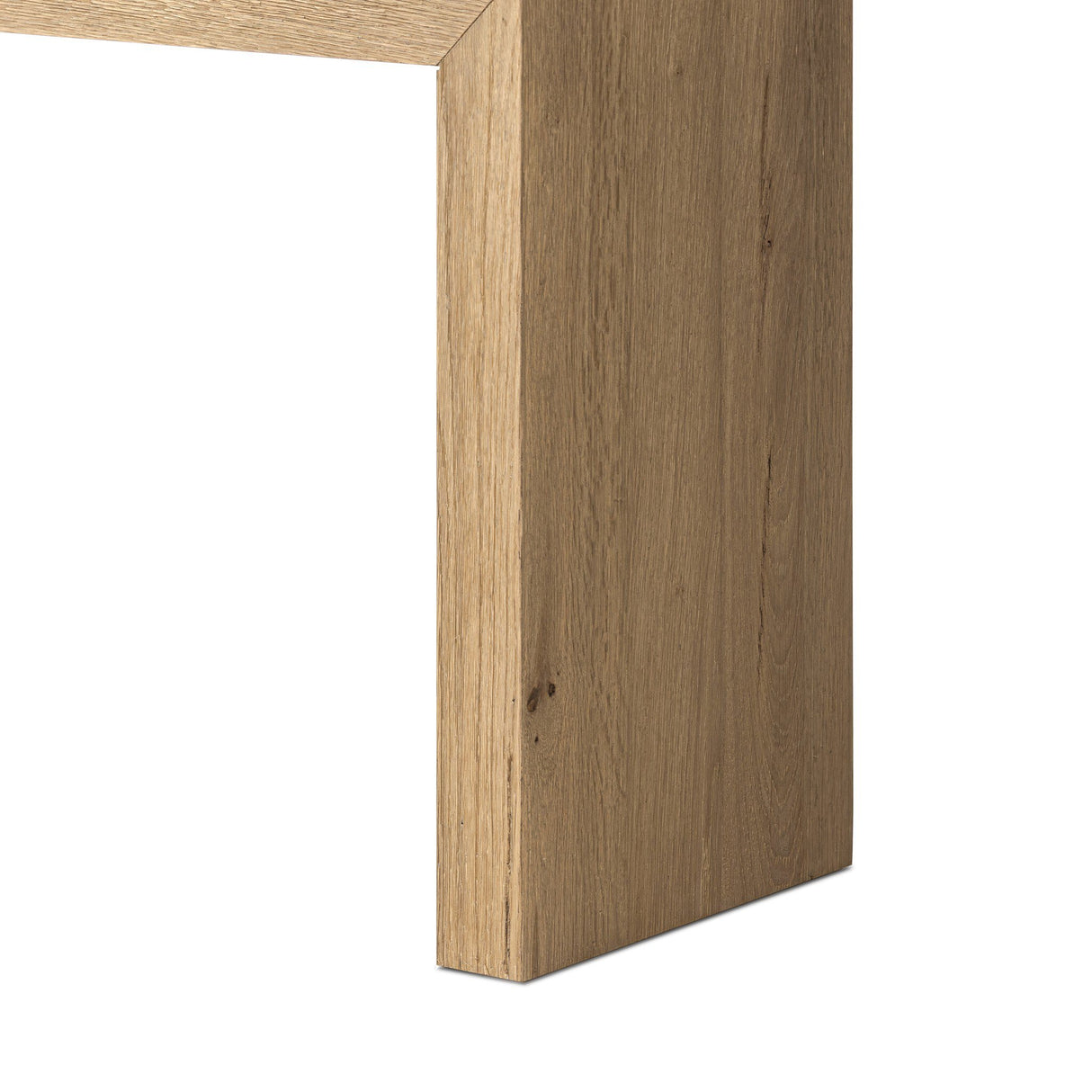 Matthes Console Table - 79" in Worn Oak Veneer from Four Hands - Luna Furniture