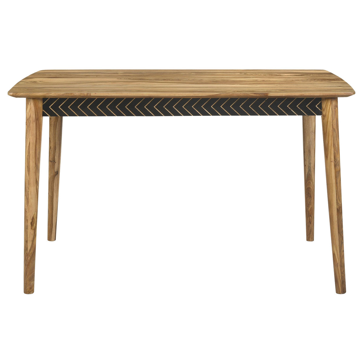 Partridge Natural Sheesham and Camel 5-Piece Rectangular Counter Height Dining Set from Coaster - Luna Furniture
