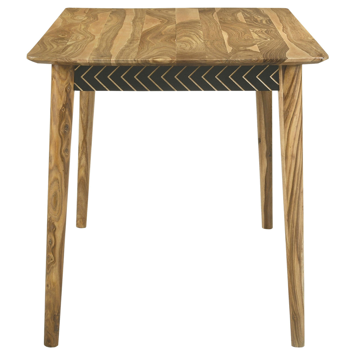 Partridge Natural Sheesham and Espresso 5-Piece Rectangular Counter Height Dining Set from Coaster - Luna Furniture