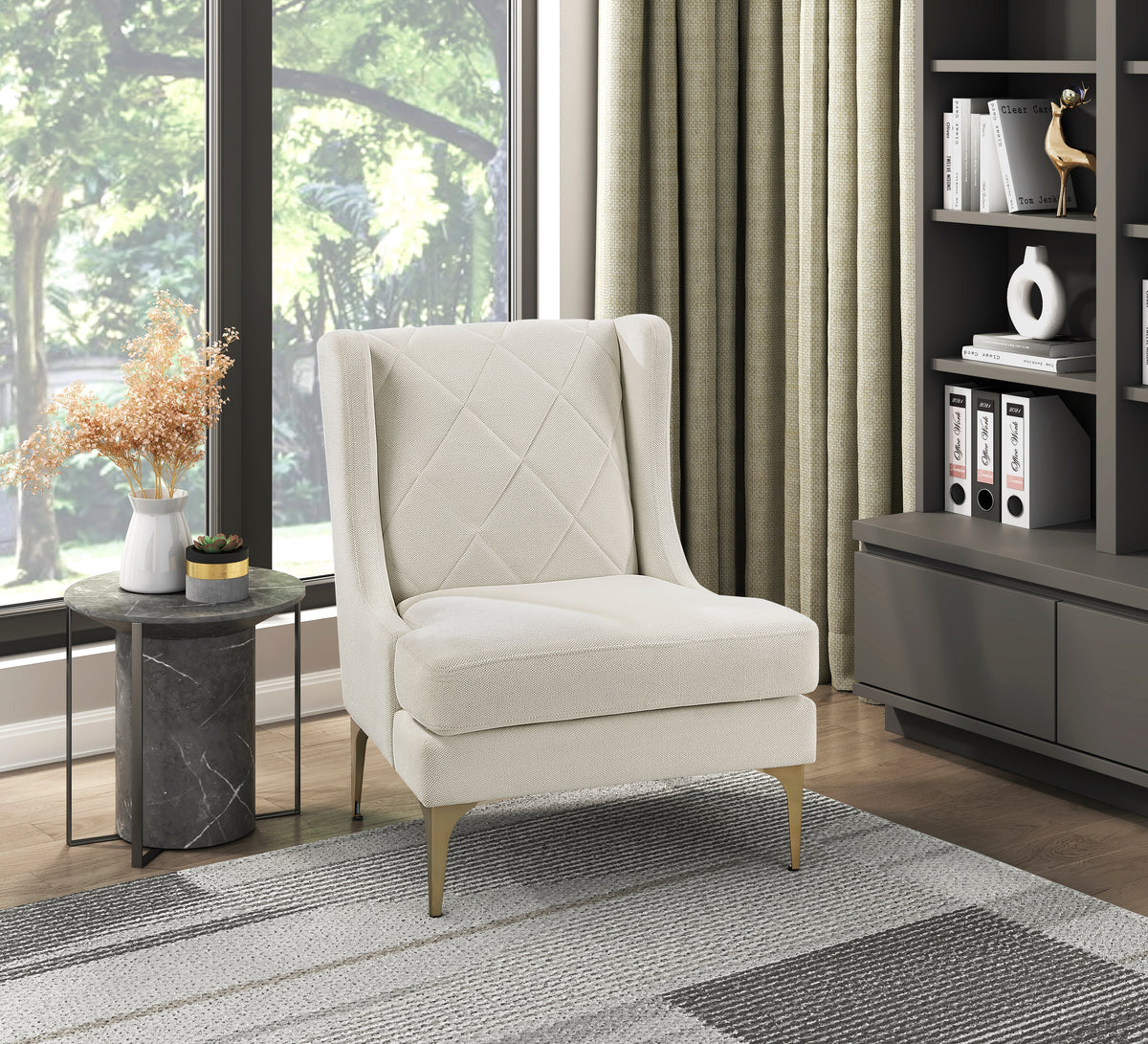 Savoy Taupe Accent Chair from Homelegance - Luna Furniture